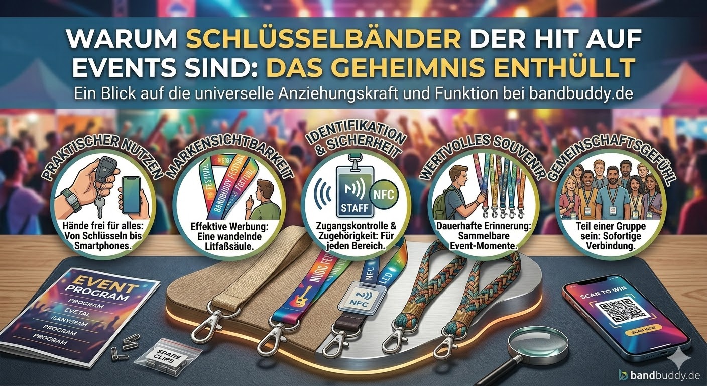 Warum Schlüsselbänder der Hit auf Events sind - Das Geheimnis enthüllt